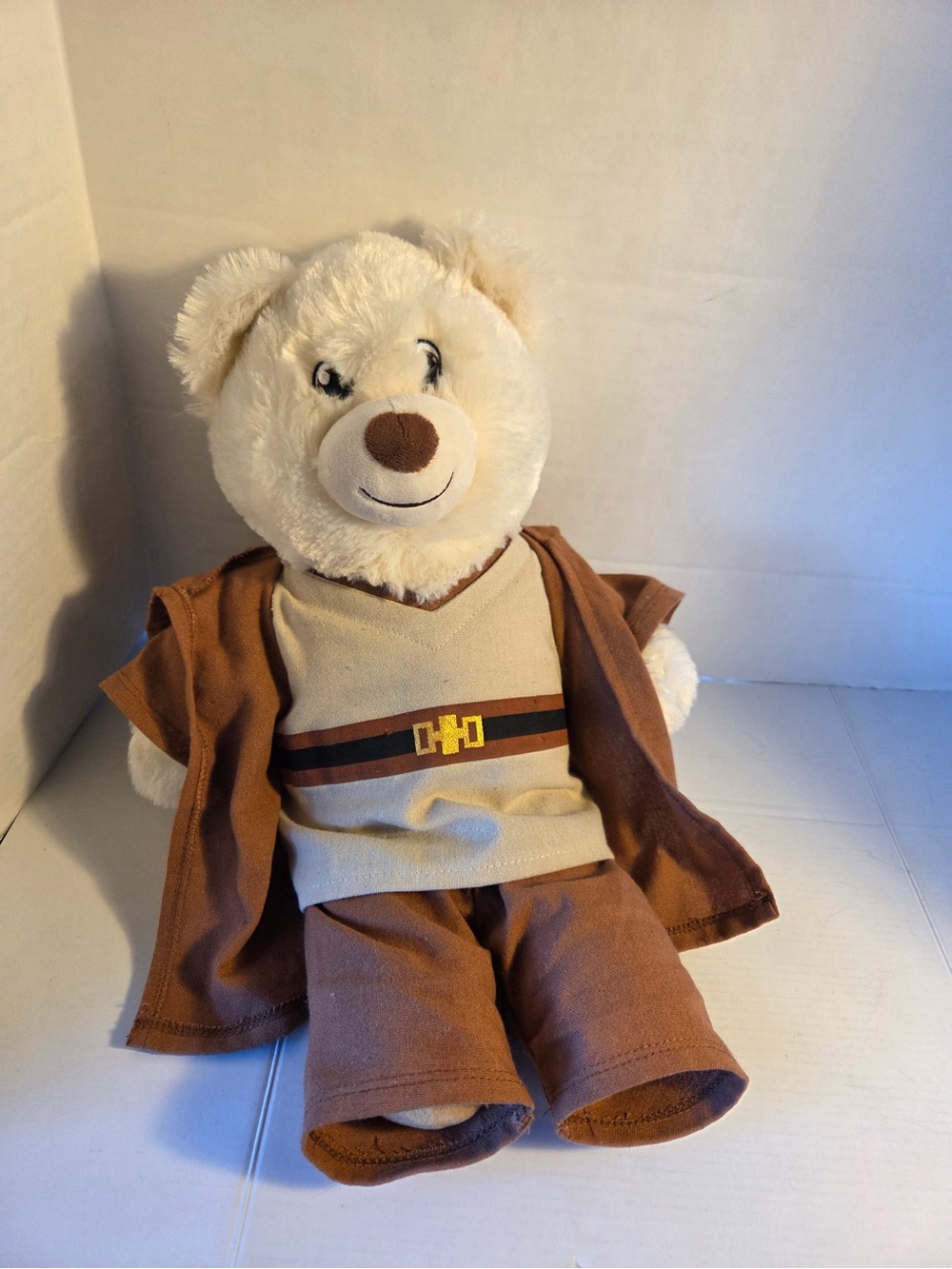 Build a Bear Workshop BAB Star Wars Jedi Obi Wan KenObi Stuffed Bear Plush